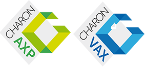 Charon-AXP and Charon-VAX logos