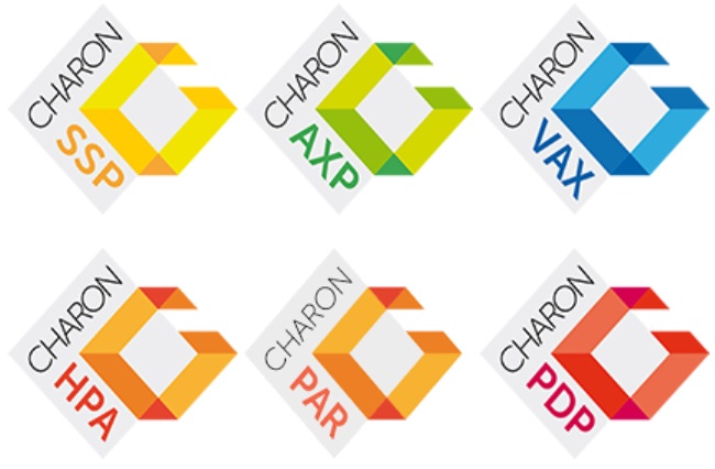 Logos of all Charon products